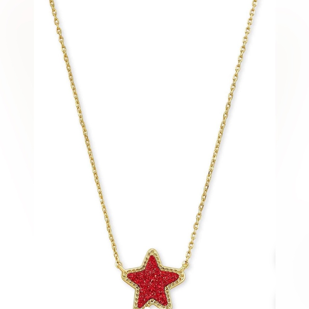 Kendra Scott red star necklace